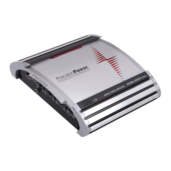 PRECISION POWER SEDONA S200.1 OWNER'S MANUAL AND INSTALLATION MANUAL