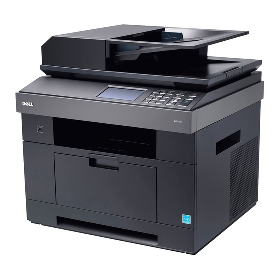 DELL 2355DN MULTIFUNCTION MONO LASER PRINTER NETWORK MANUAL Pdf ...