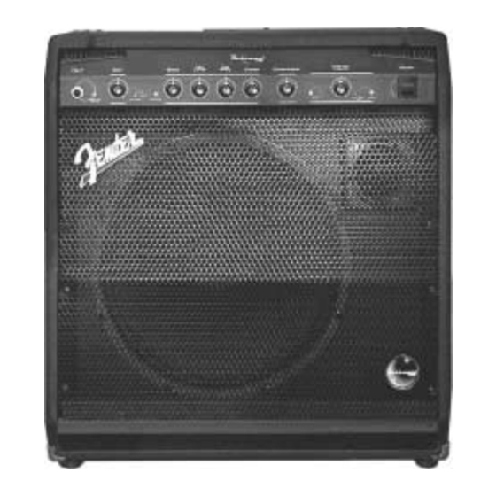 Fender Bassman 100 Service Manual