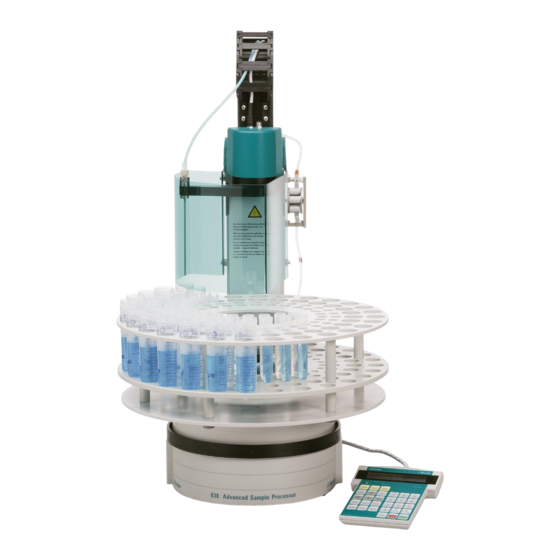 Metrohm 838 Advanced Sample Processor Manuals