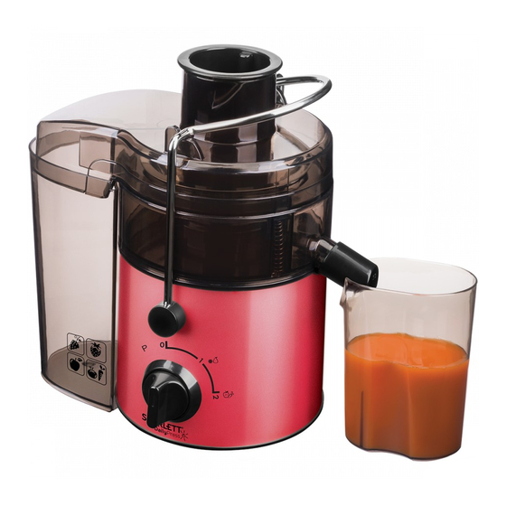 User Manuals: Scarlett SC-JE50S19 Juice Extractor