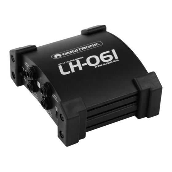 Omnitronic LH-061 User Manual