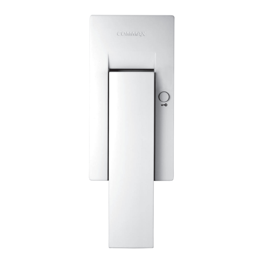 Commax DP-20H, DP-20HR - Door Phone User Guide