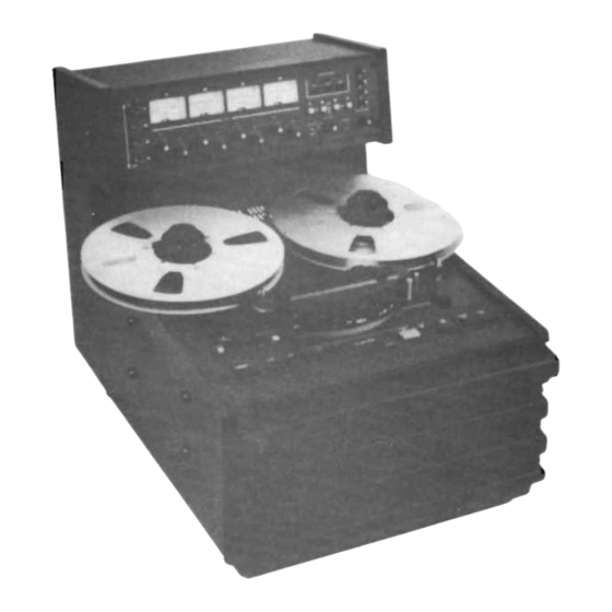 OTARI MX-5050 MKIII-4 Instruction And Maintenance Manual