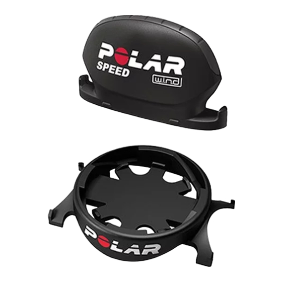 Polar Electro Spped Sensor User Manual