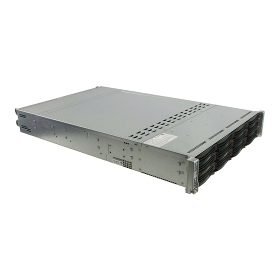 Supero SUPERSERVER 6027TR-HTQRF Manuals