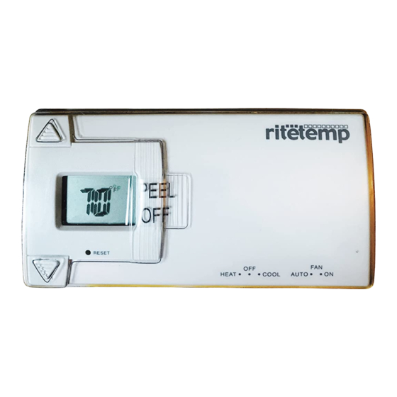 ritetemp 8029 Install Manual