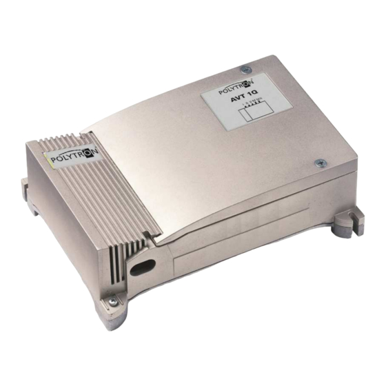 Polytron AVT 1 Q Operating Manual