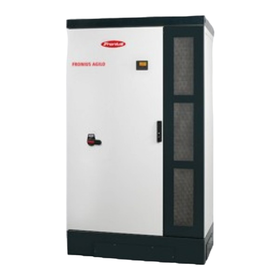 Fronius Agilo 100.0-3 Operating Instructions Manual
