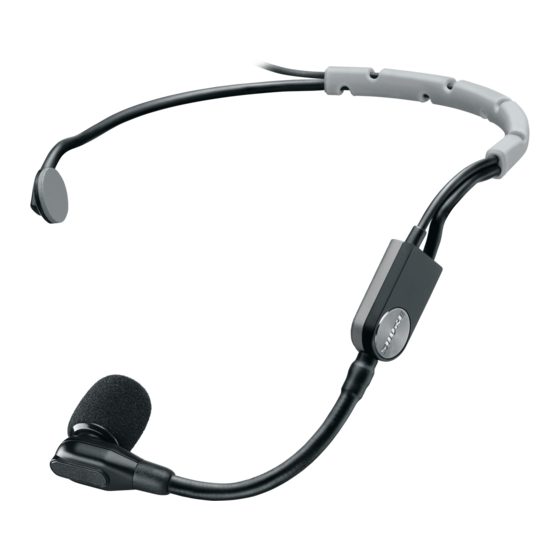 Shure SM35 User Manual
