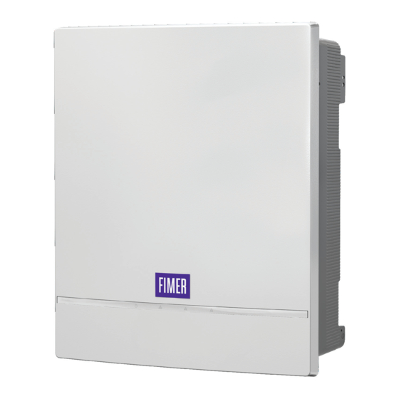 Fimer PVS-20-TL-SXD Product Manual