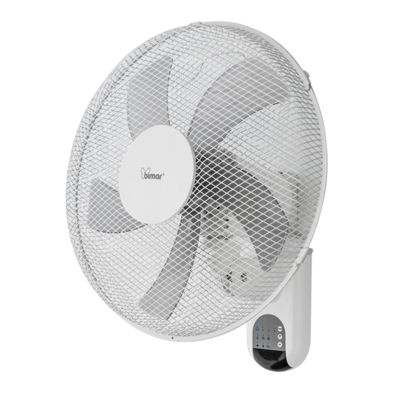 Bimar VM45 Fan Remote Control Manuals