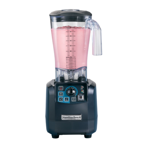 Hamilton Beach Commercial TEMPEST HBH650-UK Operation Manual