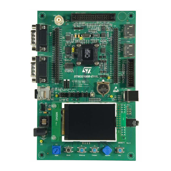 ST STM32100B-EVAL User Manual