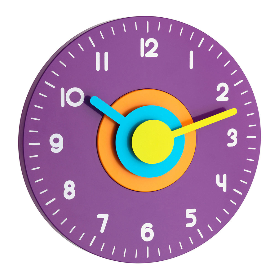 TFA POLO 60.3015 - Design Wall Clock Manual