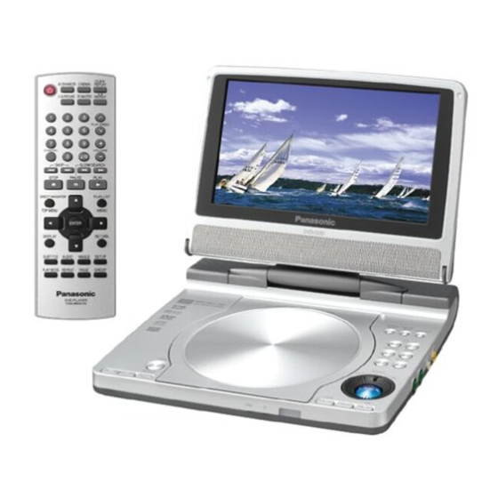 Panasonic DVD-L50 Operating Instructions Manual