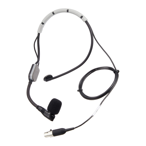 Shure SM35 Brochure & Specs