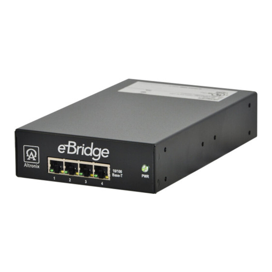 Altronix eBridge4CR Installation Manual