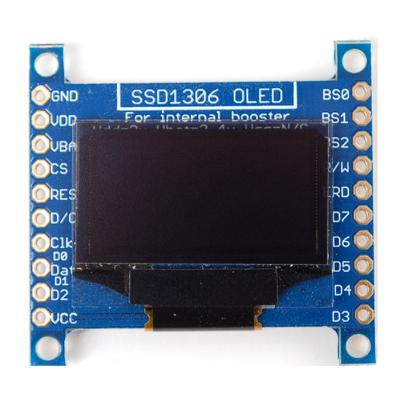 Adafruit SSD1306 Manual