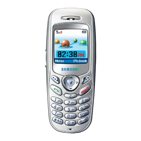 User Manuals: Samsung GH68-06114A Cell Phone