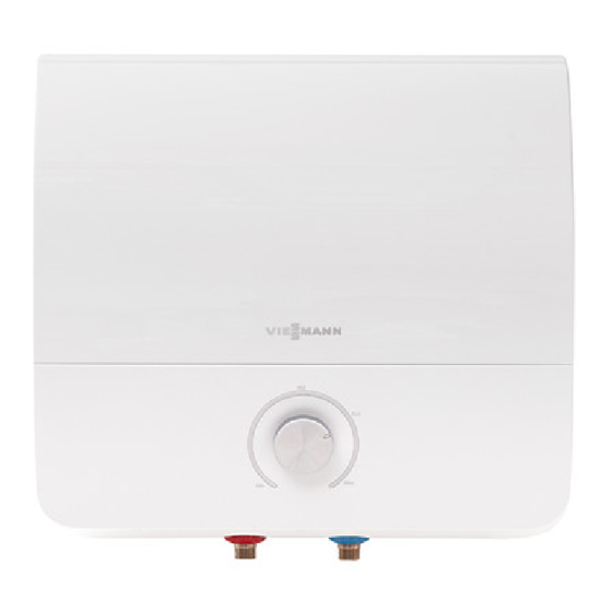 Viessmann VITOWELL comfort Installation And Operation Manual