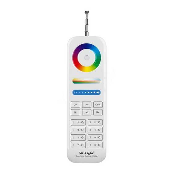Mi-Light FUT086 Manual