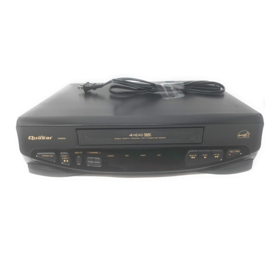 Quasar VHQ-830 User Manual