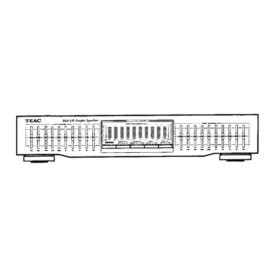 Teac EQA-220 Service Manual