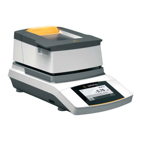 Sartorius MA37 Operating Instructions Manual