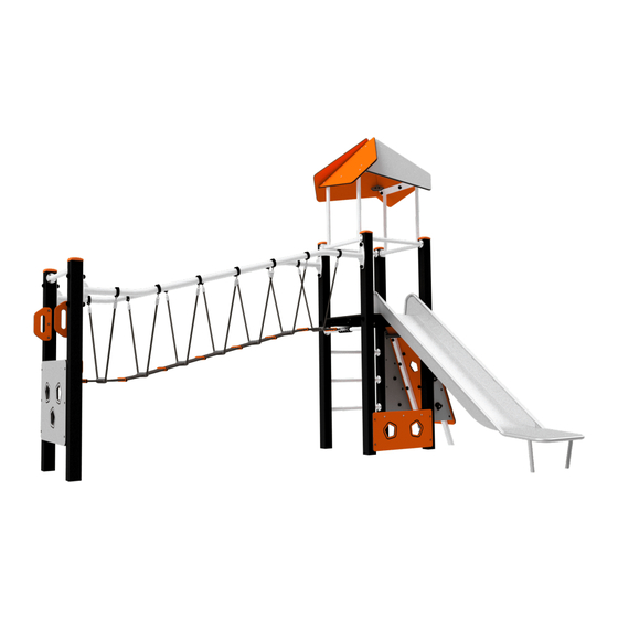 BOERPLAY Multi-play equipment Kalcit 1,5m Installation Instructions Manual