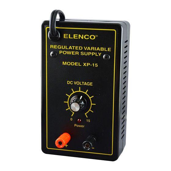 Elenco Electronics XP-15 Instruction Manual