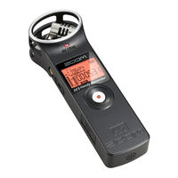 Zoom Handy REcorder H1 Quick Start Manual