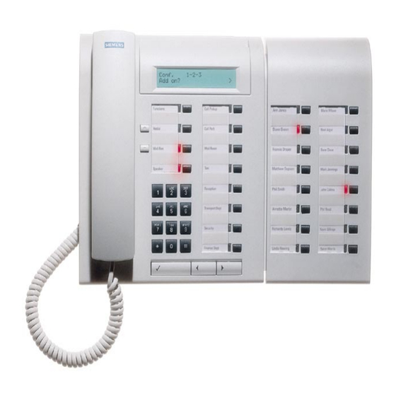 Siemens Hicom 118 User Manual