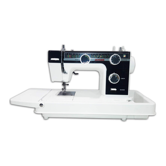 Janome L-393 Instruction Book