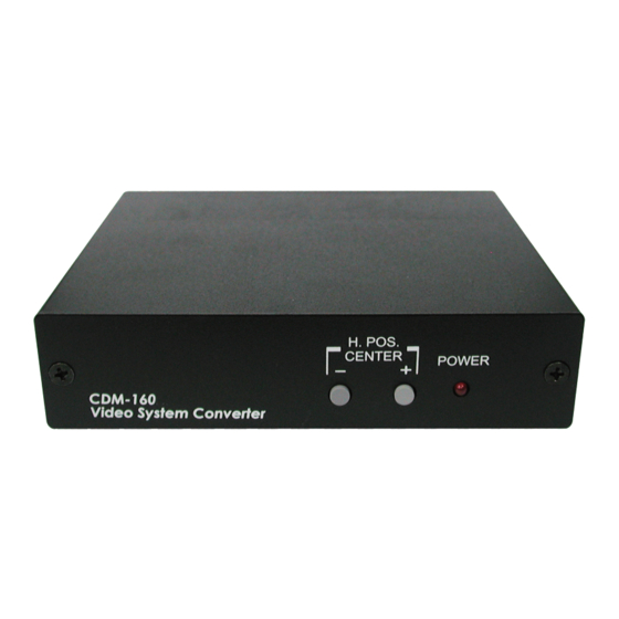 CYP CDM-160 Operation Manual