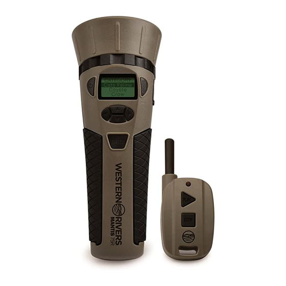 Western Rivers MANTIS 75 User Manual