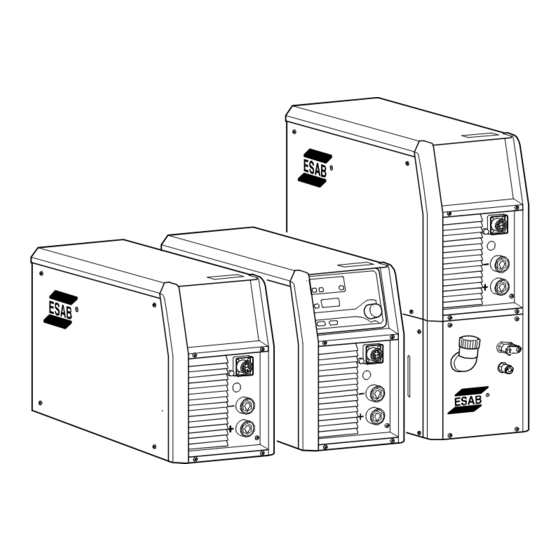 ESAB Origo Mig 3001i Instruction Manual