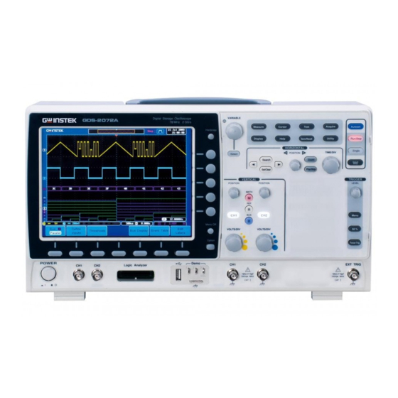 GW Instek GDS-2000A Series User Manual