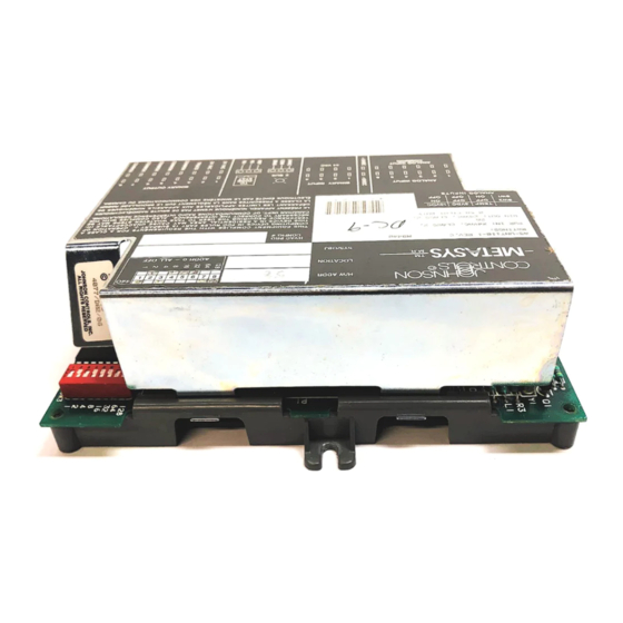 Johnson Controls UNT110-1 Manual