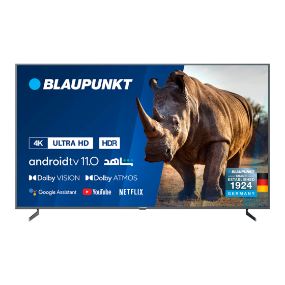 Blaupunkt 85UBC8000D User Manual