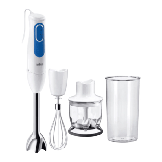 Braun MQ3025WH Manual