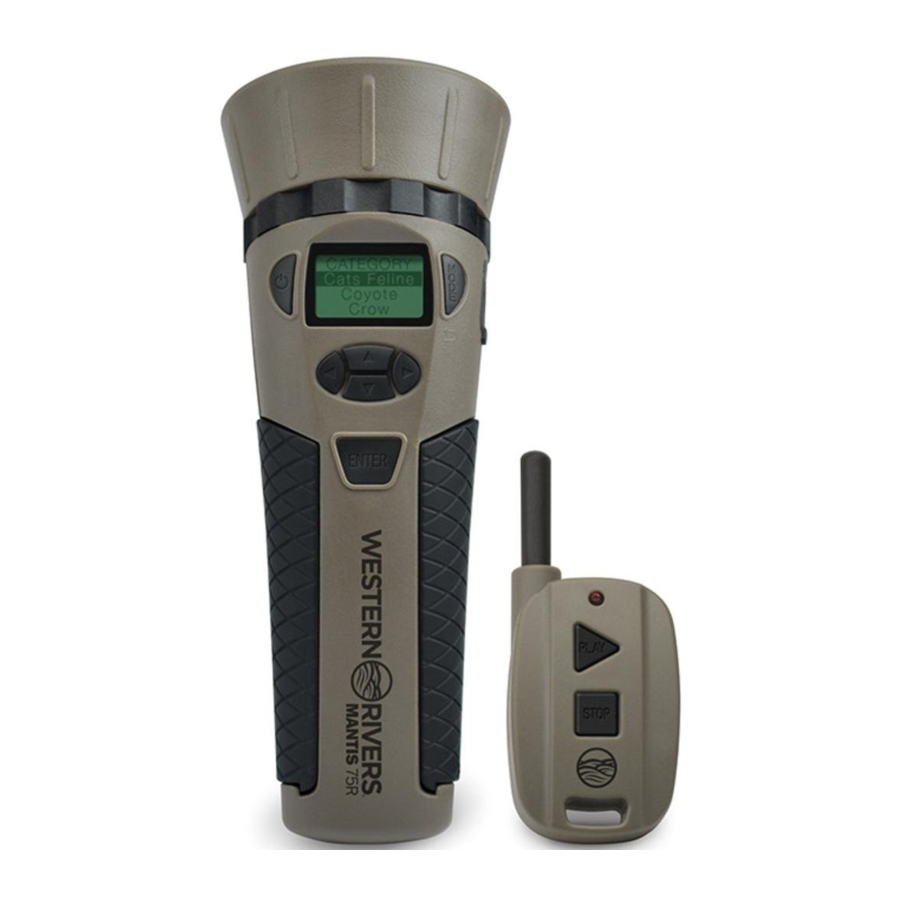 Western Rivers MANTIS 75 - Flashlight Manual