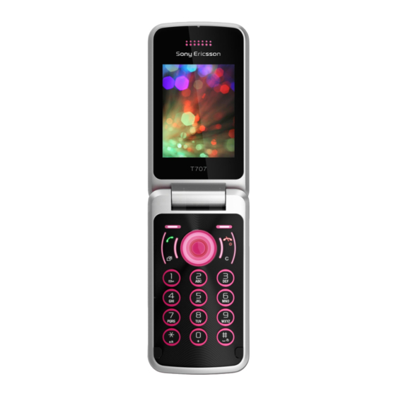 Sony Ericsson T707 User Manual