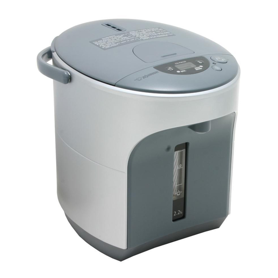 Zojirushi Zutto CD-FAC22 Operating Instructions Manual