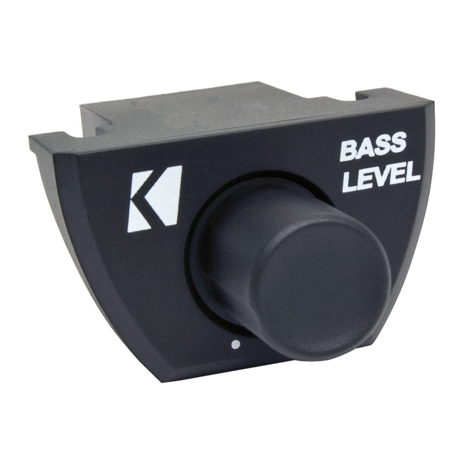 Kicker CXARC - Remote Controller Manual