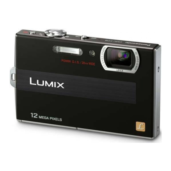 Panasonic DMC-FP8S - Lumix Digital Camera Manual