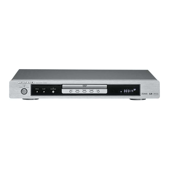 Marantz DV4610 User Manual