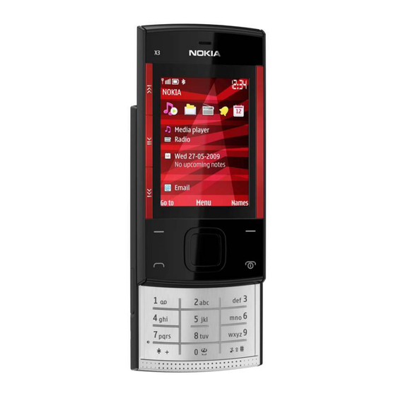 Nokia X3 Service Manual