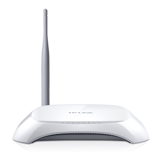 TP-Link TD-W8901N Quick Installation Manual