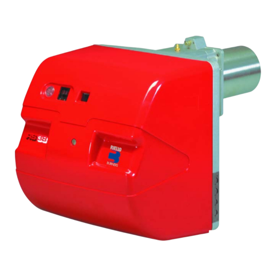 Riello RS 28/1 Installation, Use And Maintenance Instructions